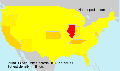 Surname Schussele in USA Surname Schussele in USA