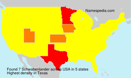 Surname Schwabenlander in USA Surname Schwabenlander in USA