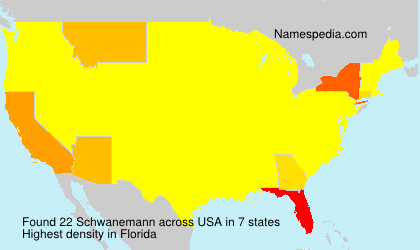Surname Schwanemann in USA Surname Schwanemann in USA