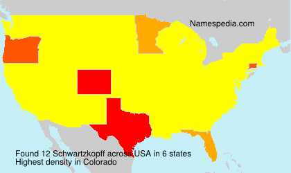 Surname Schwartzkopff in USA Surname Schwartzkopff in USA