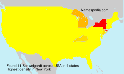 Surname Schweigardt in USA Surname Schweigardt in USA