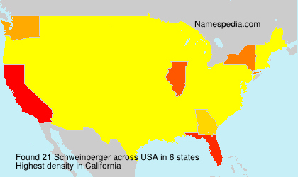 Surname Schweinberger in USA Surname Schweinberger in USA