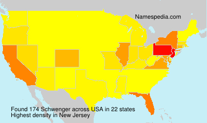 Surname Schwenger in USA Surname Schwenger in USA