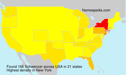 Surname Schwenzer in USA