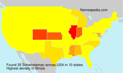 Surname Schwindaman in USA Surname Schwindaman in USA