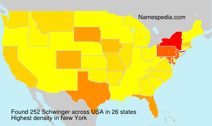 Surname Schwinger in USA Surname Schwinger in USA