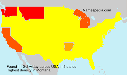 Surname Schwittay in USA Surname Schwittay in USA
