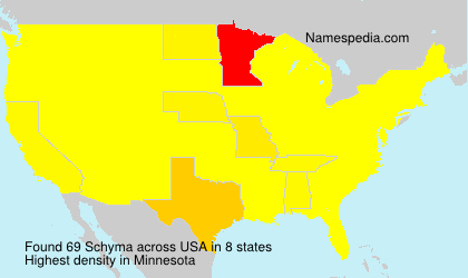 Surname Schyma in USA Surname Schyma in USA