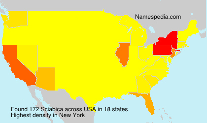 Surname Sciabica in USA Surname Sciabica in USA