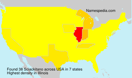 Surname Sciackitano in USA Surname Sciackitano in USA