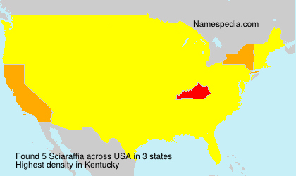 Surname Sciaraffia in USA Surname Sciaraffia in USA