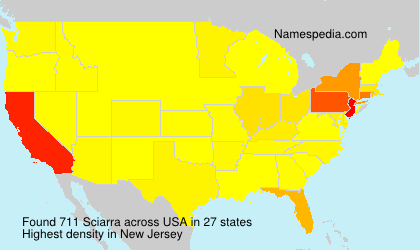 Surname Sciarra in USA Surname Sciarra in USA