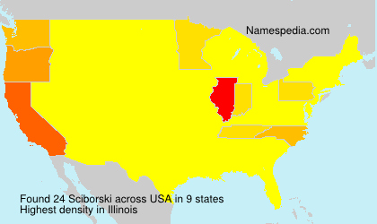 Surname Sciborski in USA Surname Sciborski in USA