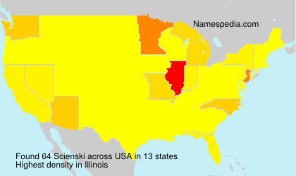 Surname Scienski in USA Surname Scienski in USA