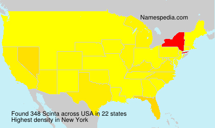 Surname Scinta in USA Surname Scinta in USA