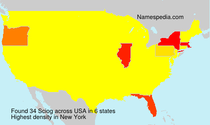 Surname Sciog in USA Surname Sciog in USA