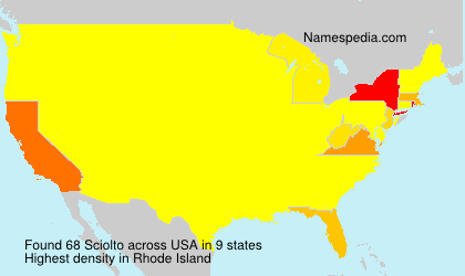 Surname Sciolto in USA Surname Sciolto in USA