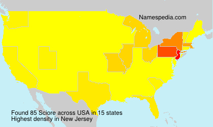 Surname Sciore in USA Surname Sciore in USA