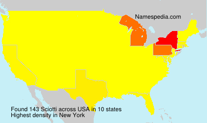Surname Sciotti in USA Surname Sciotti in USA