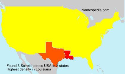 Surname Sciretti in USA Surname Sciretti in USA