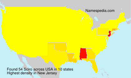 Surname Sciro in USA Surname Sciro in USA