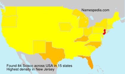 Surname Scisco in USA Surname Scisco in USA