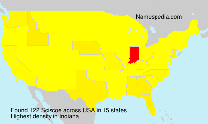 Surname Sciscoe in USA Surname Sciscoe in USA