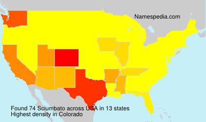 Surname Sciumbato in USA Surname Sciumbato in USA