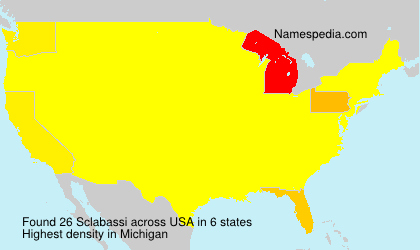 Surname Sclabassi in USA Surname Sclabassi in USA