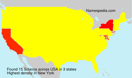 Surname Sclavos in USA Surname Sclavos in USA