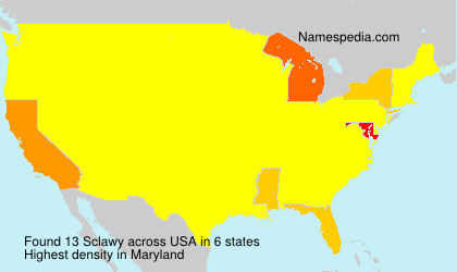 Surname Sclawy in USA Surname Sclawy in USA