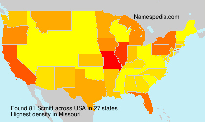 Surname Scmitt in USA Surname Scmitt in USA