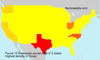 Surname Scobercea in USA Surname Scobercea in USA