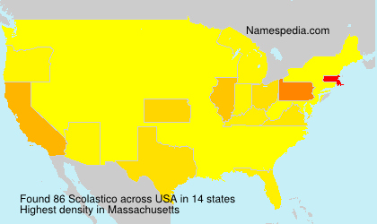 Surname Scolastico in USA Surname Scolastico in USA
