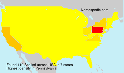 Surname Scolieri in USA Surname Scolieri in USA