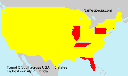 Surname Scolt in USA Surname Scolt in USA