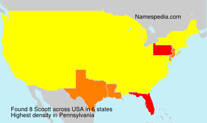 Surname Scoott in USA Surname Scoott in USA