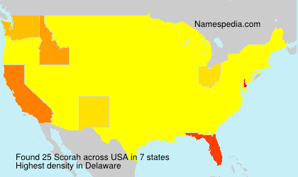 Surname Scorah in USA Surname Scorah in USA