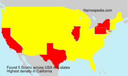 Surname Scorro in USA Surname Scorro in USA