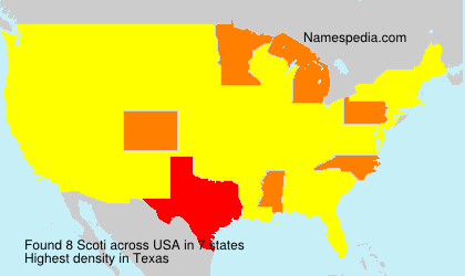 Surname Scoti in USA Surname Scoti in USA