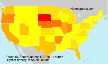 Surname Scotter in USA