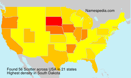 Surname Scotter in USA Surname Scotter in USA