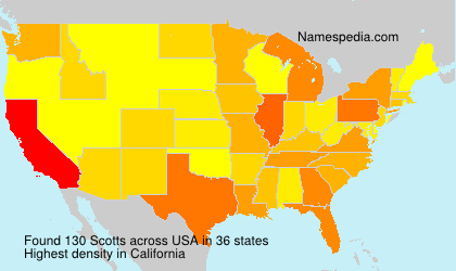 Surname Scotts in USA Surname Scotts in USA