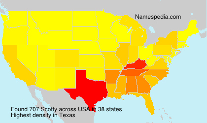 Surname Scotty in USA Surname Scotty in USA