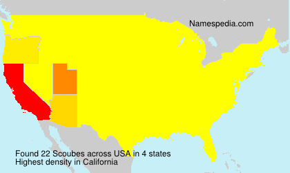 Surname Scoubes in USA Surname Scoubes in USA