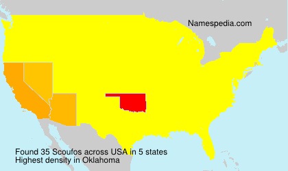 Surname Scoufos in USA Surname Scoufos in USA