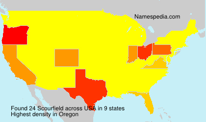 Surname Scourfield in USA Surname Scourfield in USA