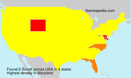 Surname Scoutt in USA Surname Scoutt in USA