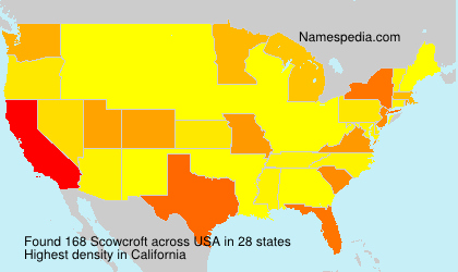 Surname Scowcroft in USA Surname Scowcroft in USA