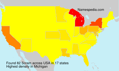 Surname Scram in USA Surname Scram in USA